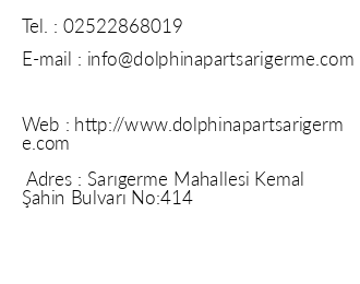 Dolphin Apart Hotel iletiim bilgileri